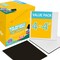 24-Pack 4x4 Inch Mini Magnetic Canvas Panels – Small Square Flat Canvases with Magnet Back, Bulk Set for Painting, Craft Projects & Art Gifts